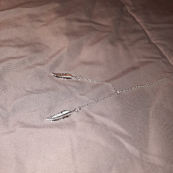 3 Silver Tone Long Statement Pendant Necklaces - Picture 6 of 12